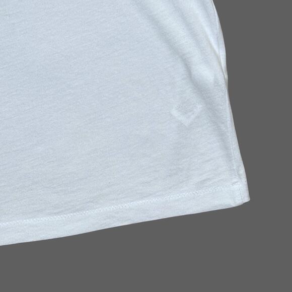 Lucky Brand Castrol Motor Oil White Graphic Retro Tee Size L NWT - Picture 2 of 9